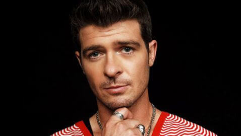 R&B Singer Robin Thicke is arrested for Marijuana