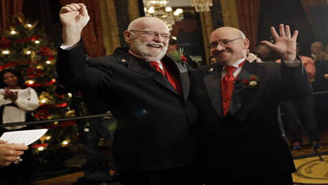Same-Sex Couples Herald New-Year, Promising Their Lives To Each Other – In The Eyes Of The State