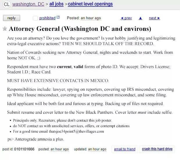 craiglist-job-opening