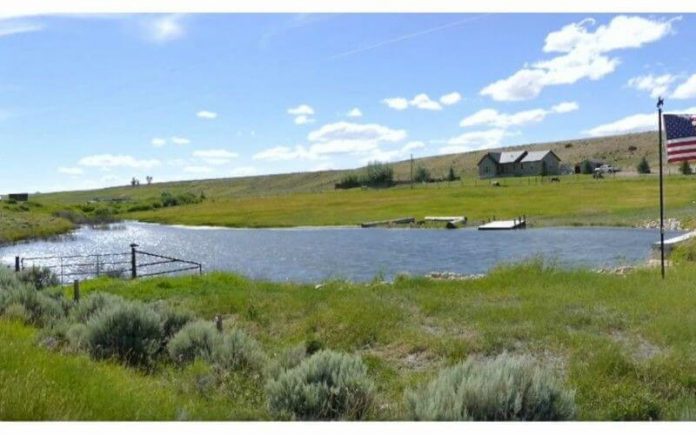 Stock pond Wyoming