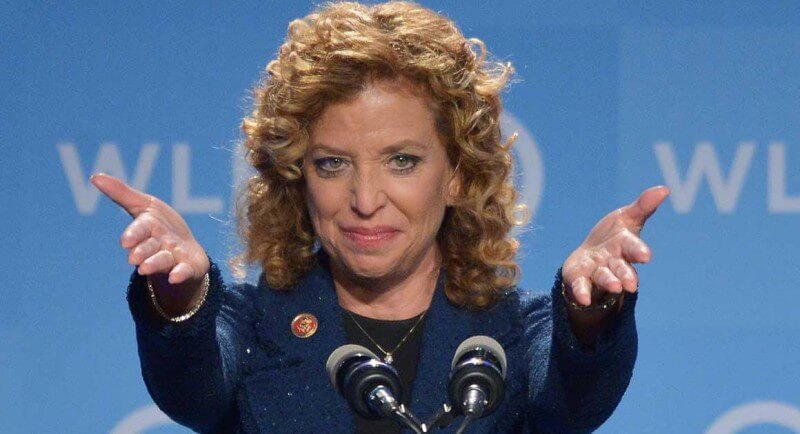 DNC Chair Rep. Debbie Wasserman Schultz, D-FL, speaks at the Democratic National Committee's Womens Leadership Forum Issues Conference in Washington, DC on September 19, 2014. AFP PHOTO/Mandel NGAN        (Photo credit should read MANDEL NGAN/AFP/Getty Images)