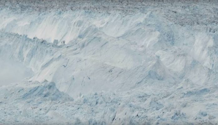 The largest glacier calving ever filmed - Raw video!