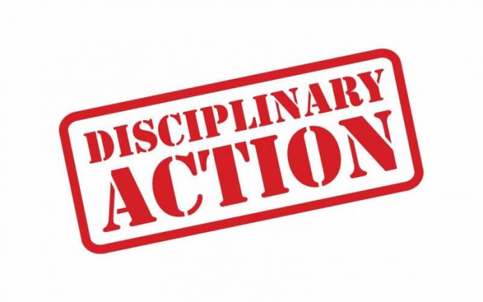 disciplinary action