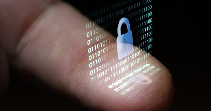 Macro,Shot,Of,Fingerprint,Leaning,On,Control,Glass,For,Biometric biometric