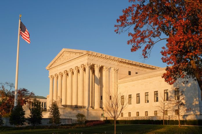 The,Supreme,Court,In,Washington,Dc,,Usa supreme court