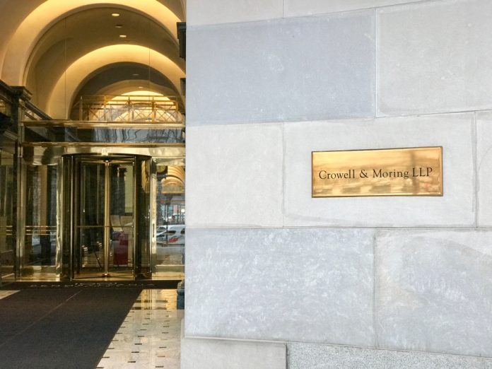 Washington,,Dc,-,January,1,,2019:,Crowell,&,Moring,Llp