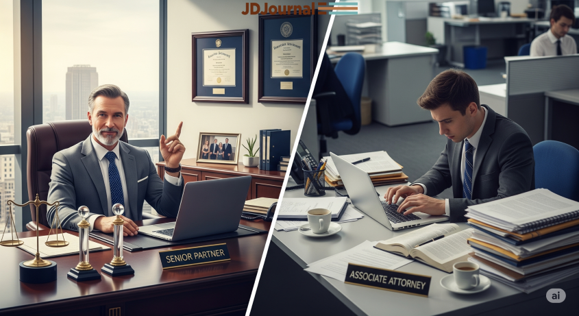 Explore Your Path – Partner vs. Associate in Law Firms