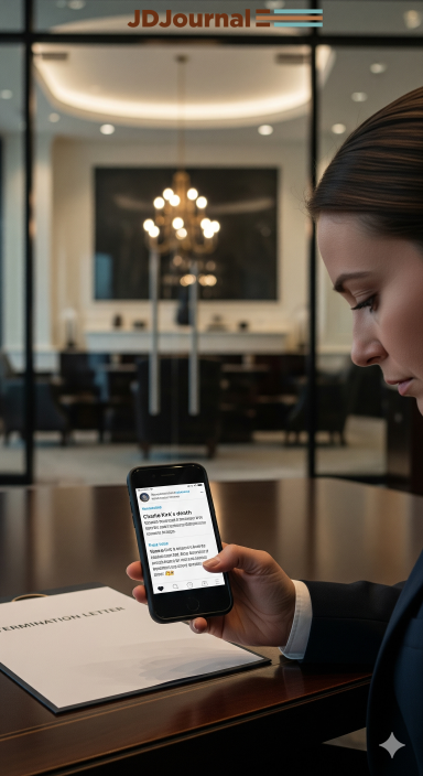 BigLaw Firm Terminates Employee After Social Media Post on Charlie Kirk’s Death BigLaw Firm Terminates Employee After Social Media Post on Charlie Kirk’s Death