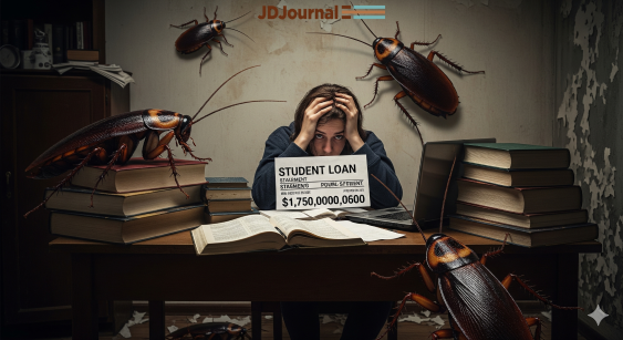 Student Debt Wasn’t Enough—Now Cockroaches Take Over Law School