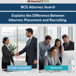BCG Attorney Search Explains the Difference Between Attorney Placement and Recruiting