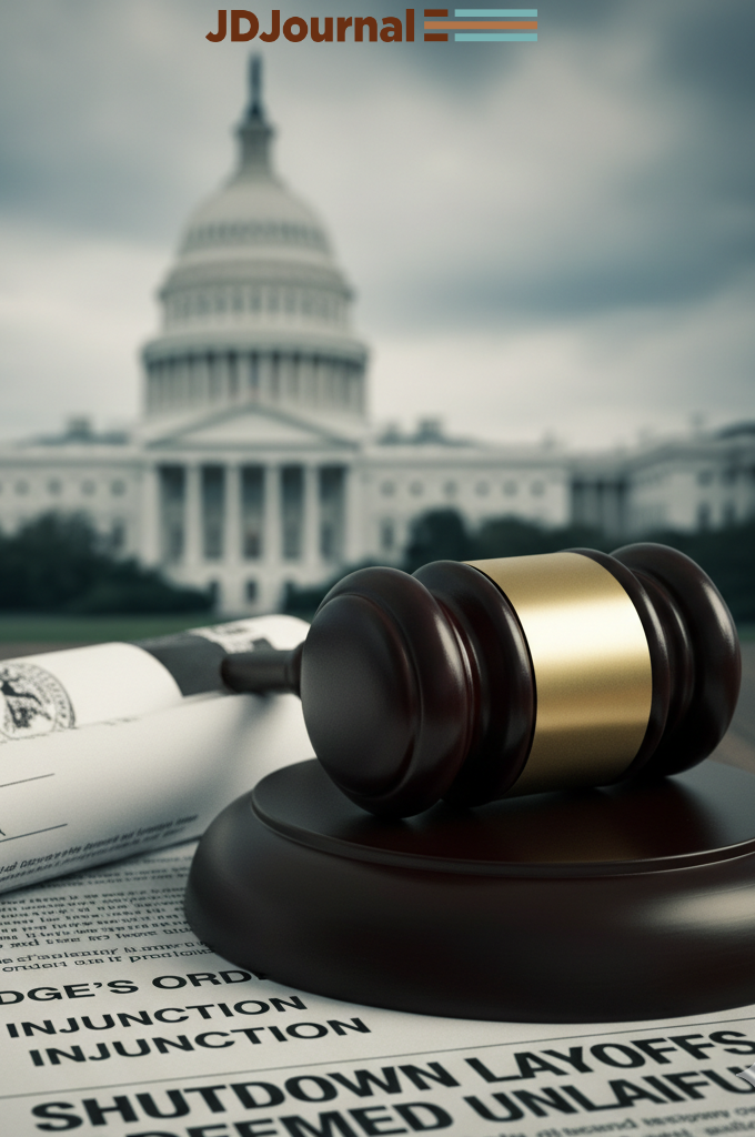 Judge’s Order Undercuts Trump Administration’s Rationale for Shutdown Layoffs Judge’s Order Undercuts Trump Administration’s Rationale for Shutdown Layoffs