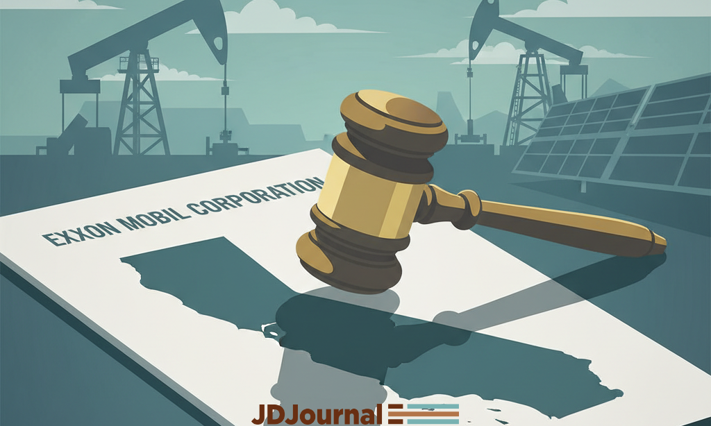 Exxon Mobil Takes Legal Action Against California Over Climate-Disclosure Laws