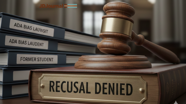 Recusal Denied in Former Student’s ADA Bias Lawsuit Recusal Denied in Former Student’s ADA Bias Lawsuit